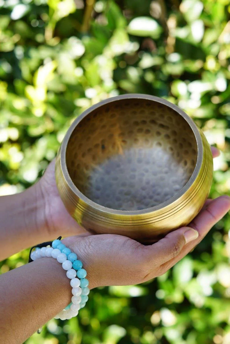 Hammered Style Tibetan Singing Bowl - Lucky Thanka