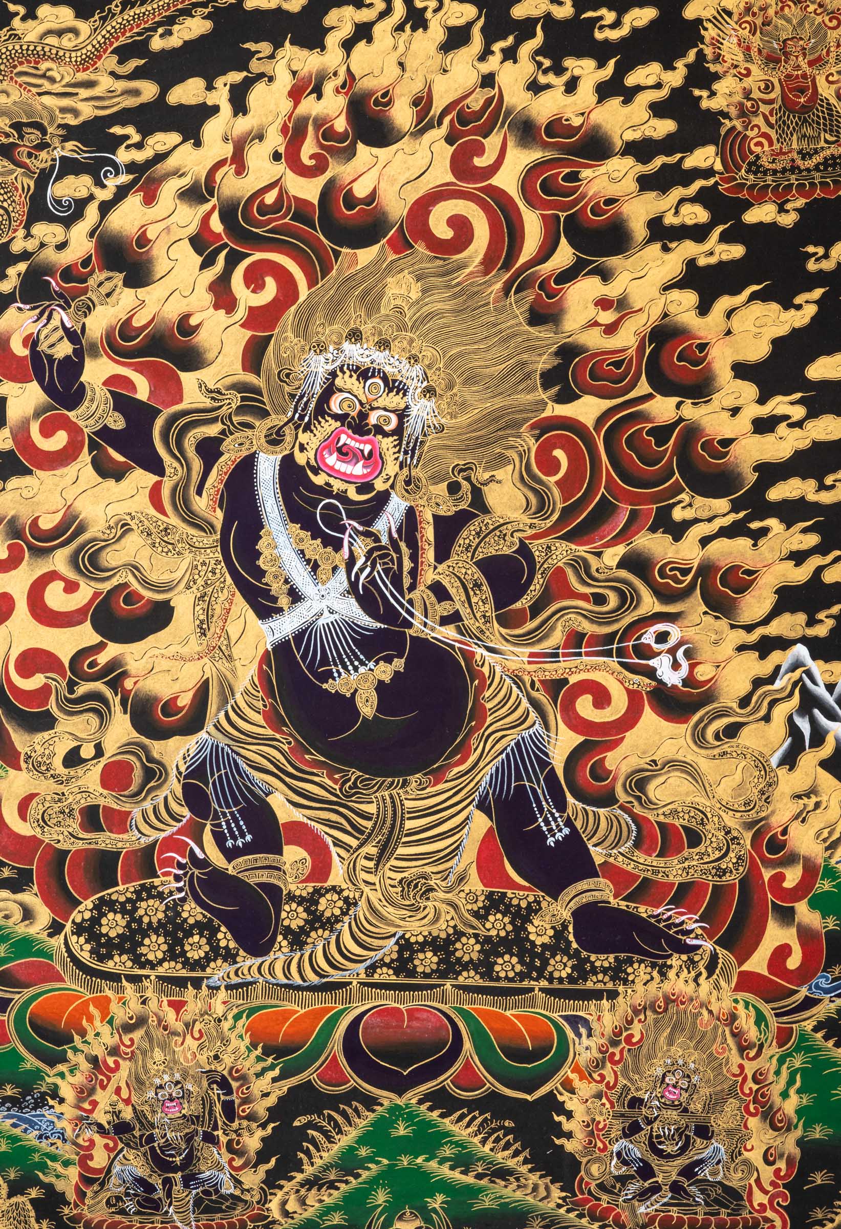 Vajrapani Thangka - Sacred Painting