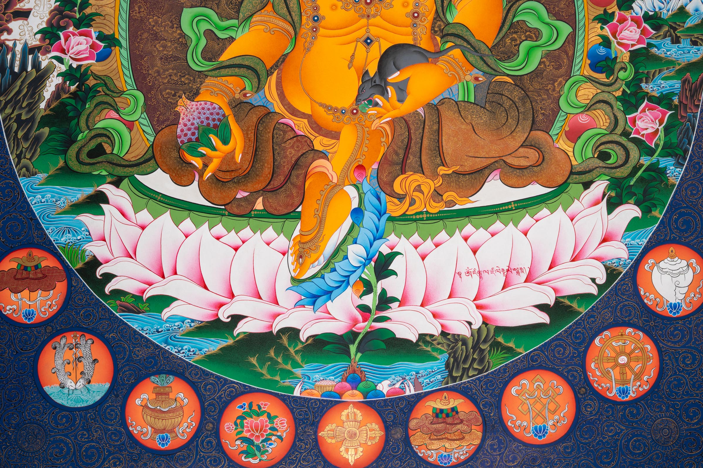 Zambala Thangka - Tibetan Art