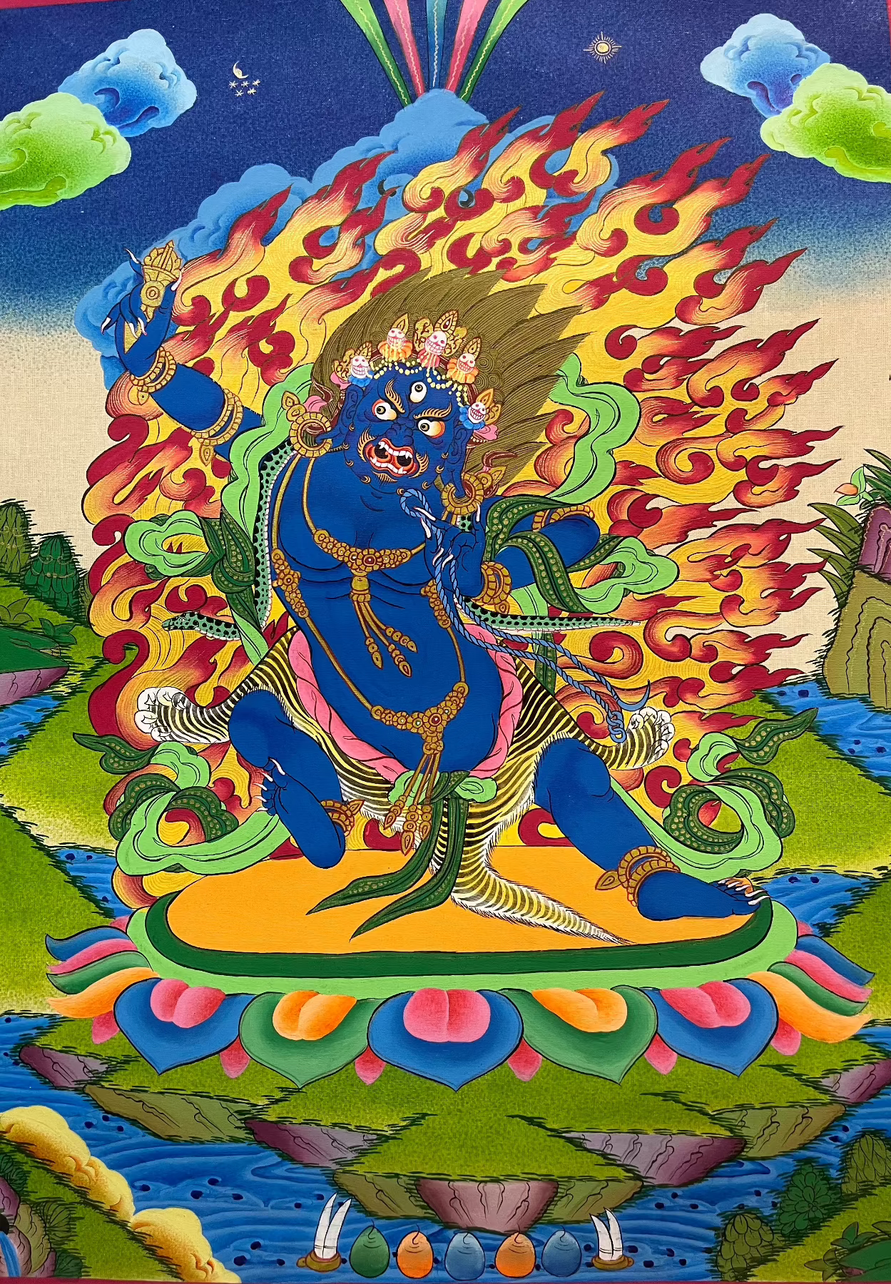 Authentic Vajrapani Thangka Paintings