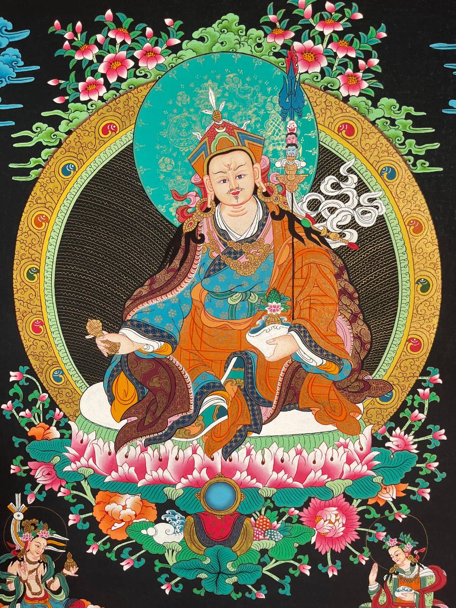 Guru Thangka – Handcrafted Tibetan Buddhist Art