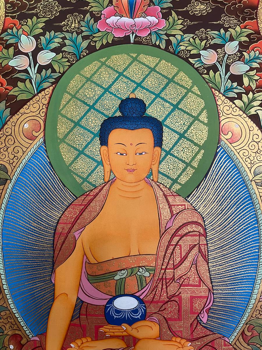 Shakyamuni Buddha Thangka - Tibetan Painting