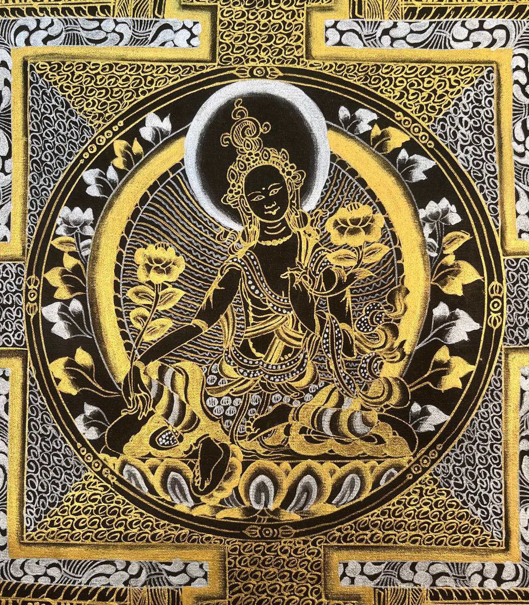 Deity Kalachakra Mandala for wall hanging decor.