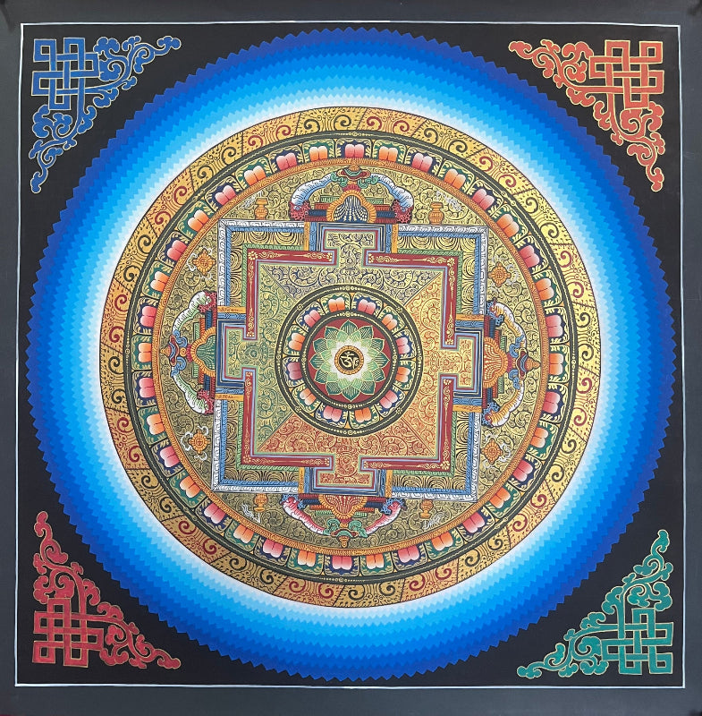 Mandala Thangka for meditation - Sacred Painting