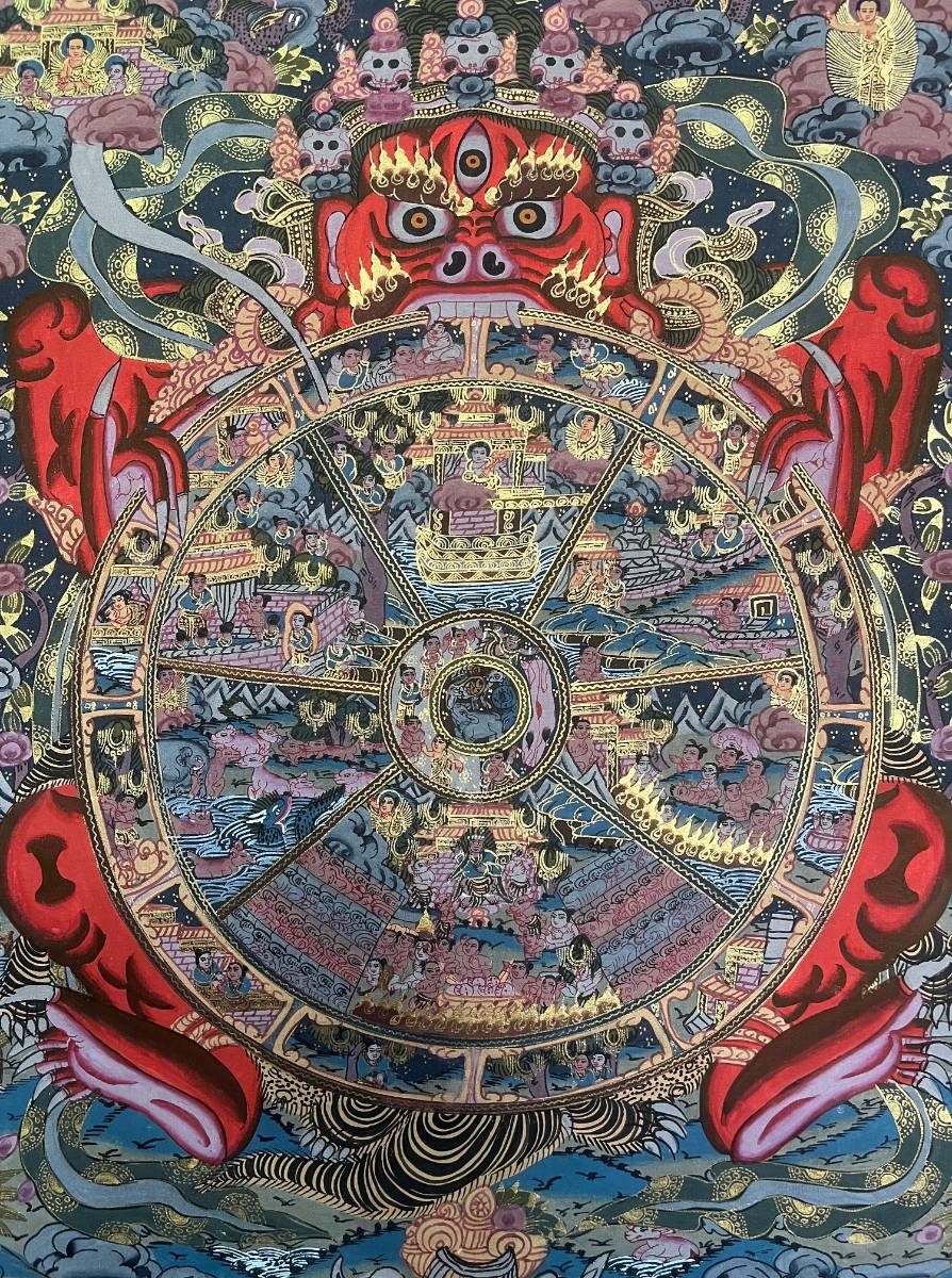 Wheel of Life Thangka Painting