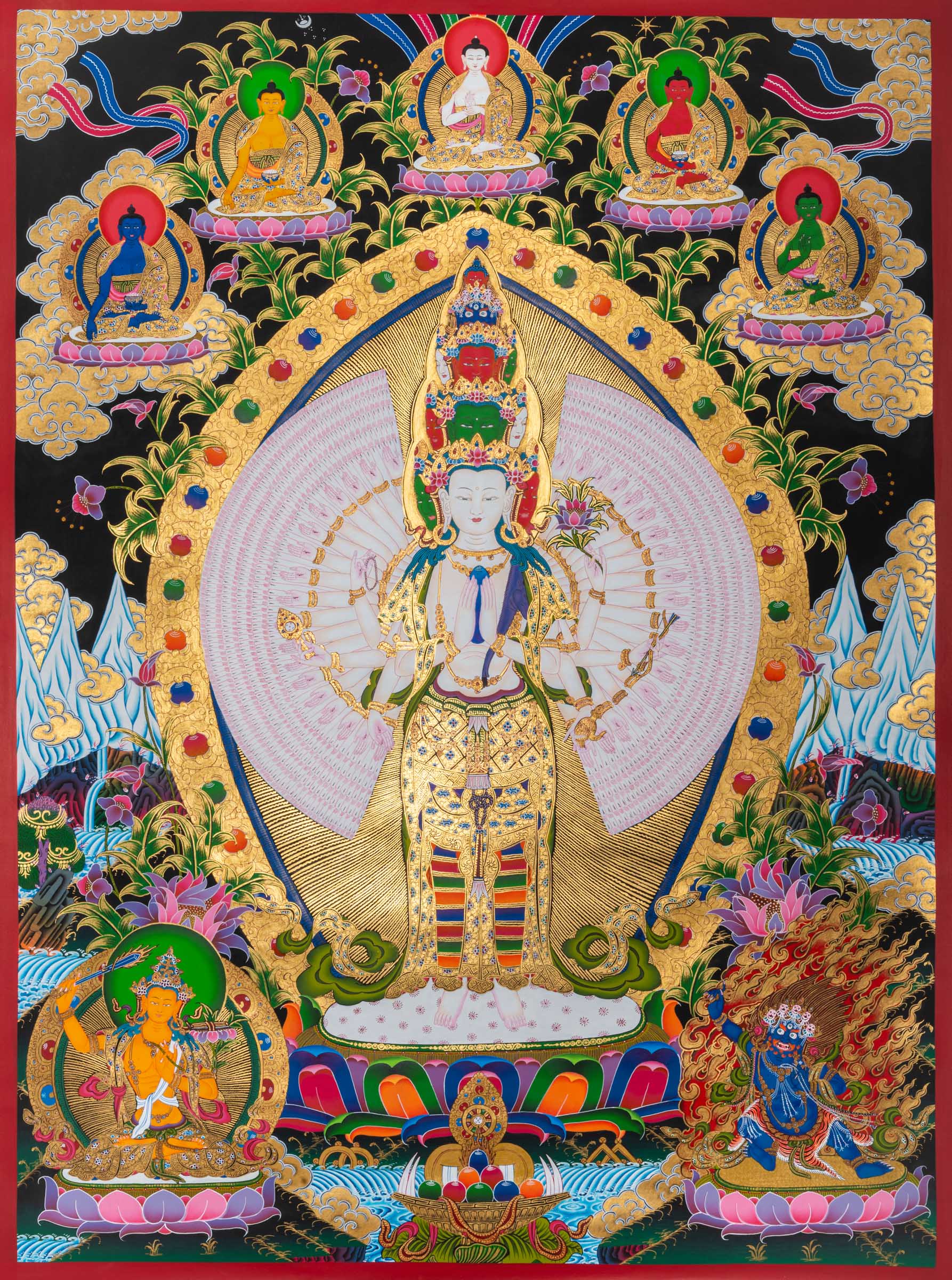 Avalokiteshvara Thangka Painting