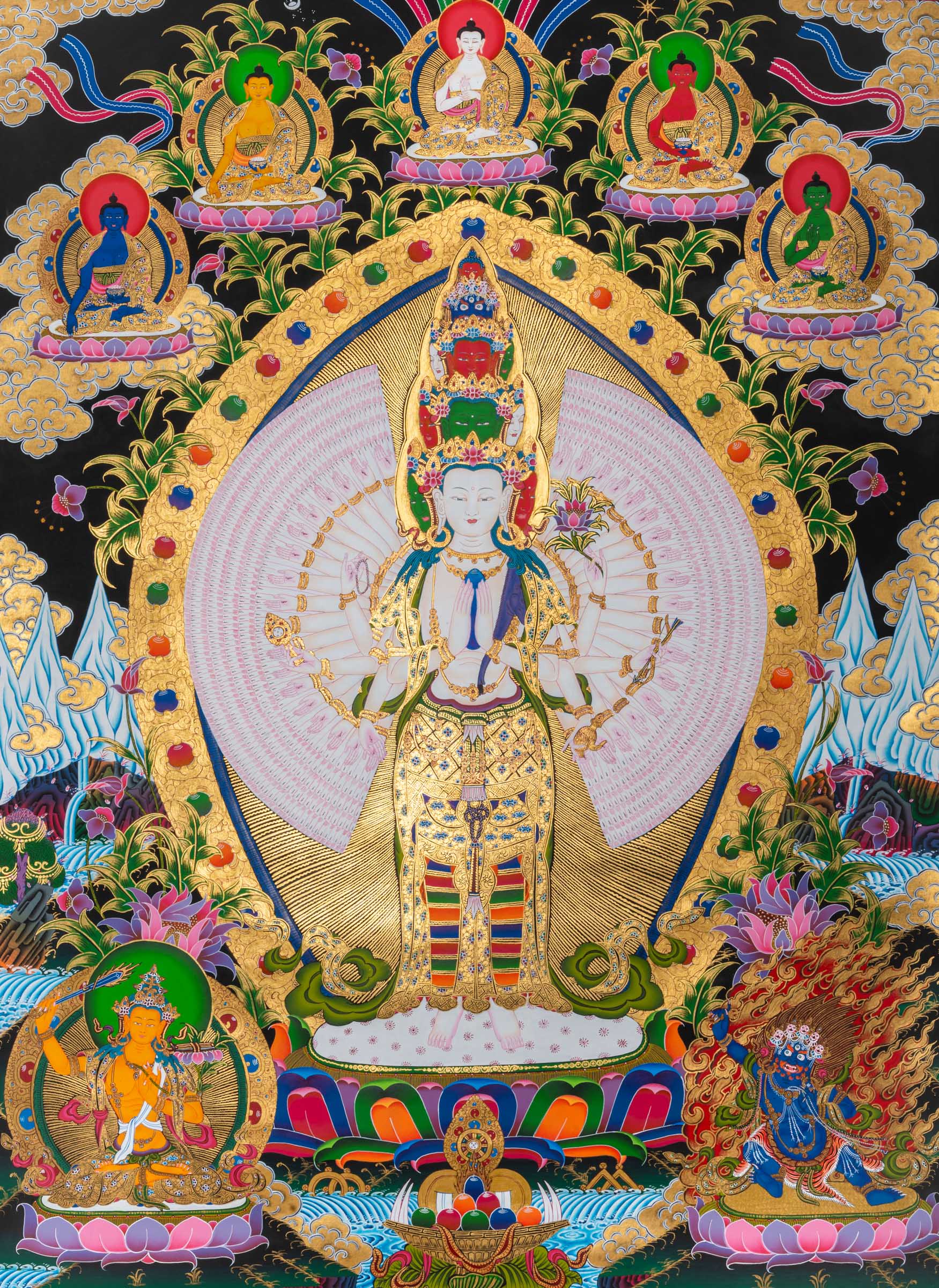 Avalokiteshvara Thangka Painting