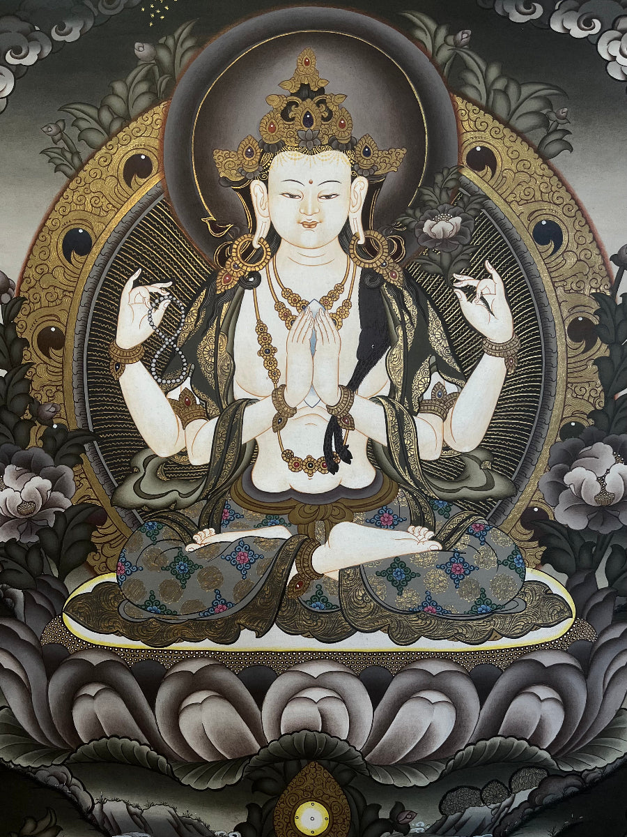 Chengresi Thangka - Tibetan Painting