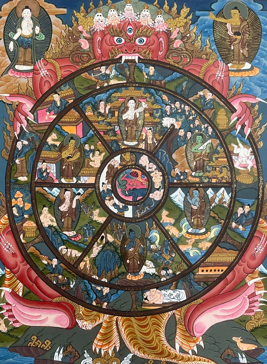 Wheel of Life Thangka Painting