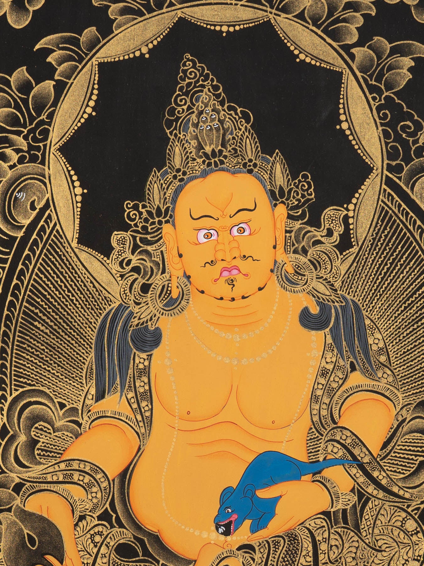 Zambala Thangka Painting - Tibetan Painting