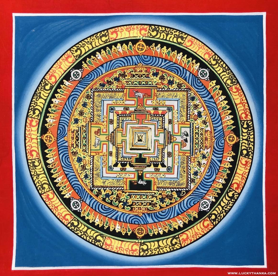 Kalachakra Mandala for Peace and Good Luck - Lucky Thanka