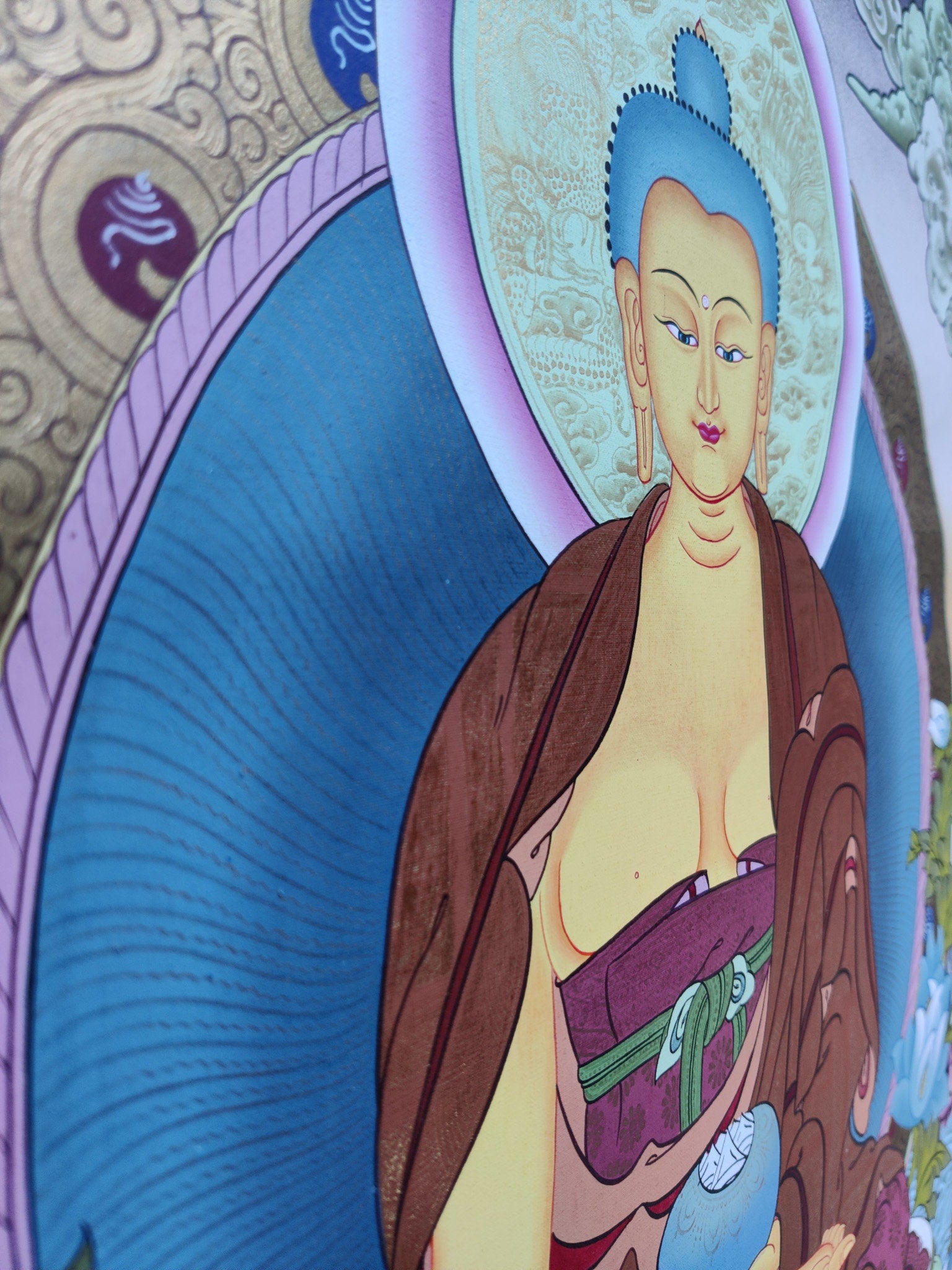 Awakened Buddha Shakyamuni - Lucky Thanka