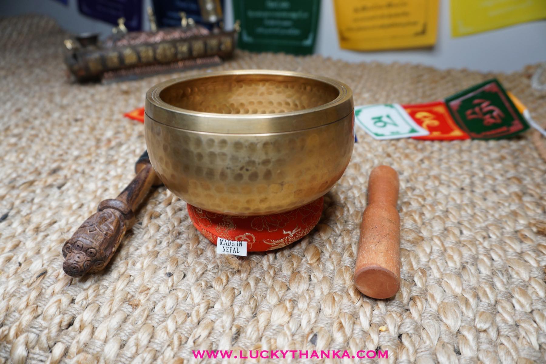 Golden Lingham Singing Bowl | Small Size - Lucky Thanka