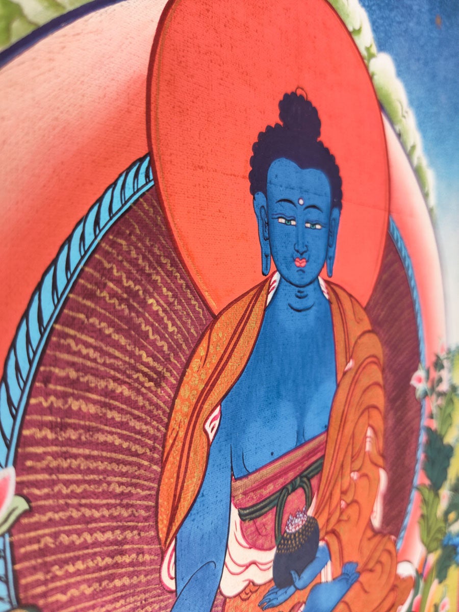 Bhaisajyaguru, Medicine Buddha - Lucky Thanka