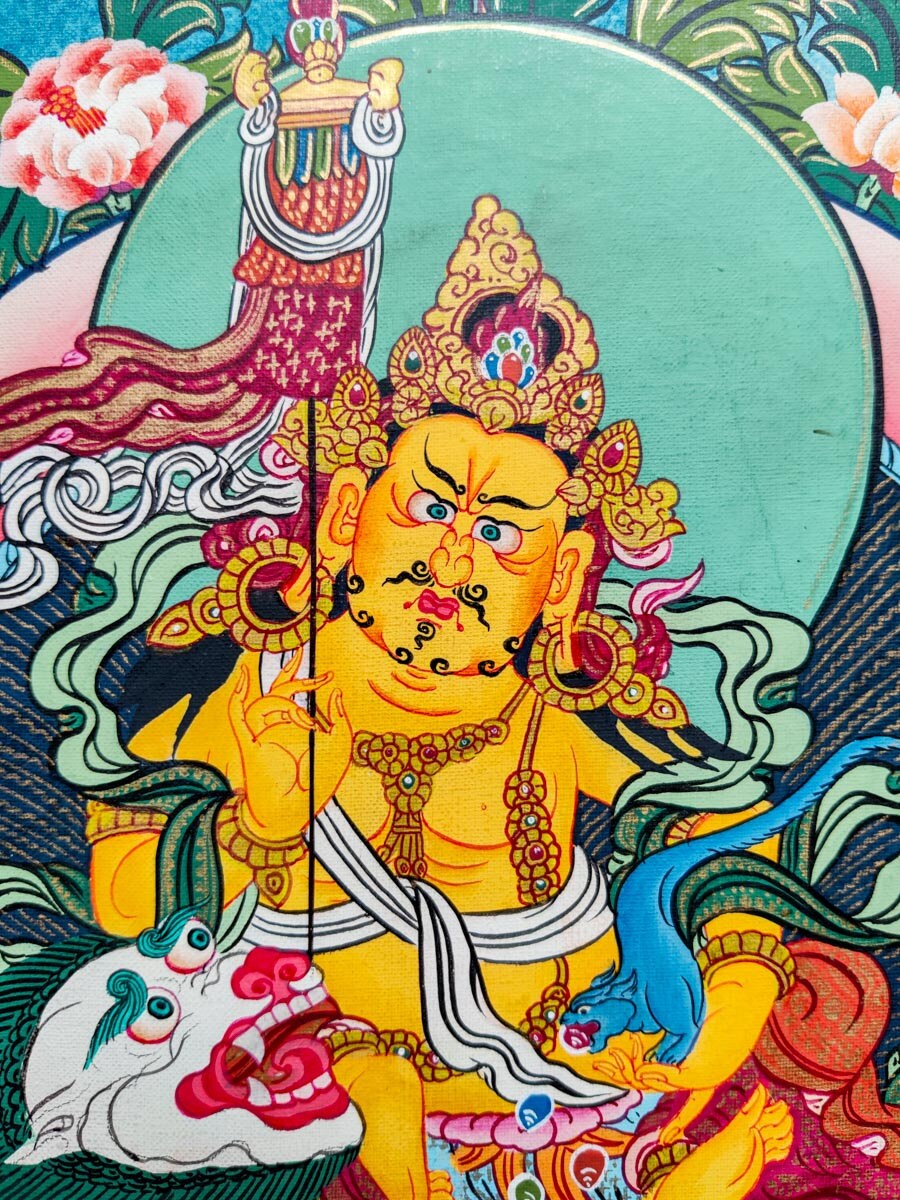 Jahambala Thangka - Lucky Thanka
