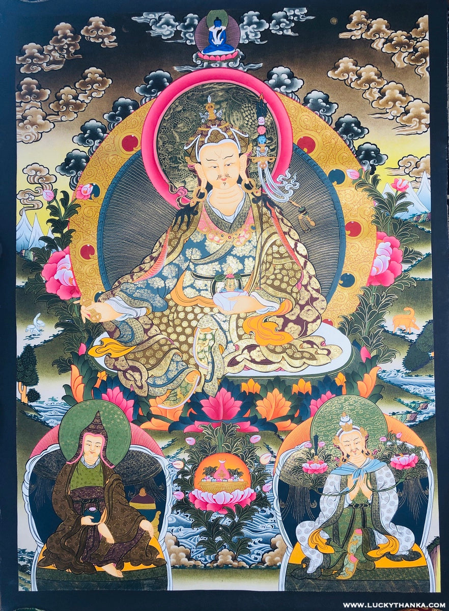 Guru Padmasambhava Thangka | Best Price and Quality - Lucky Thanka