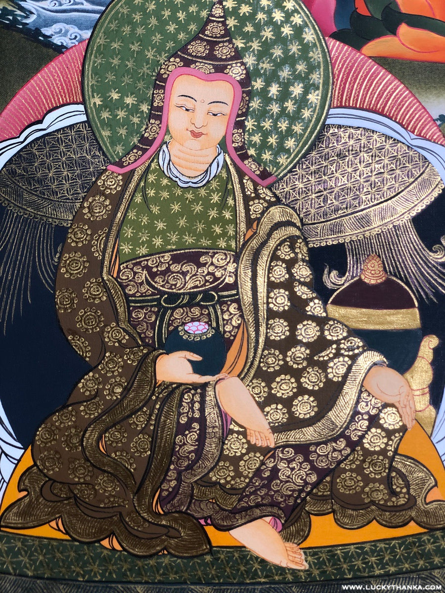 Guru Padmasambhava Thangka | Best Price and Quality - Lucky Thanka