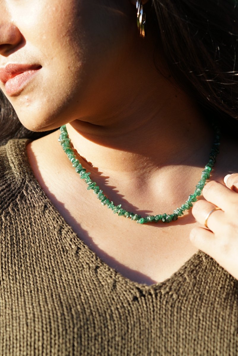 Green Aventurine Necklace - Lucky Thanka