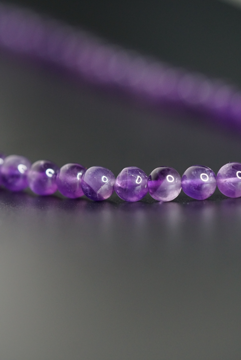 Amethyst handmade Necklace - Lucky Thanka