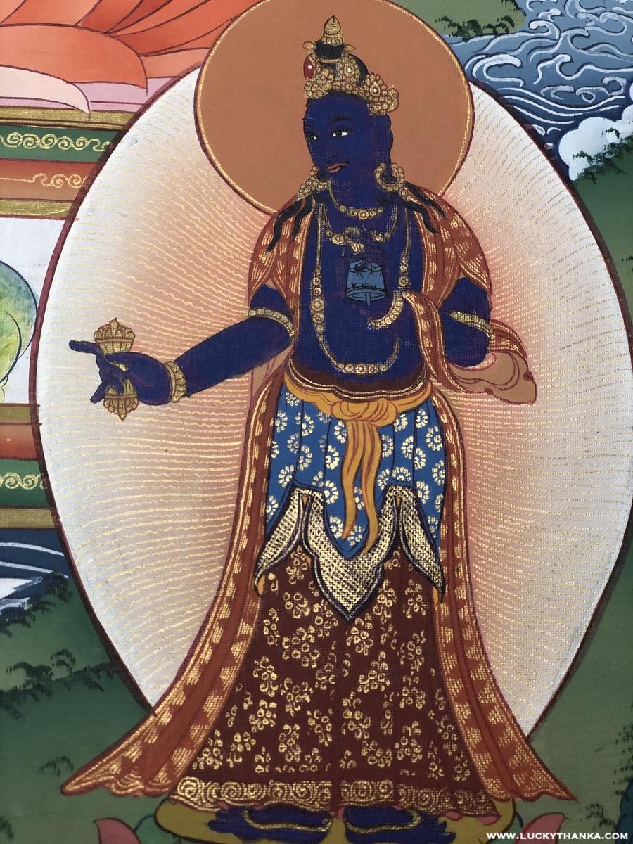 Amitabha Buddha Thangka Painting - Lucky Thanka