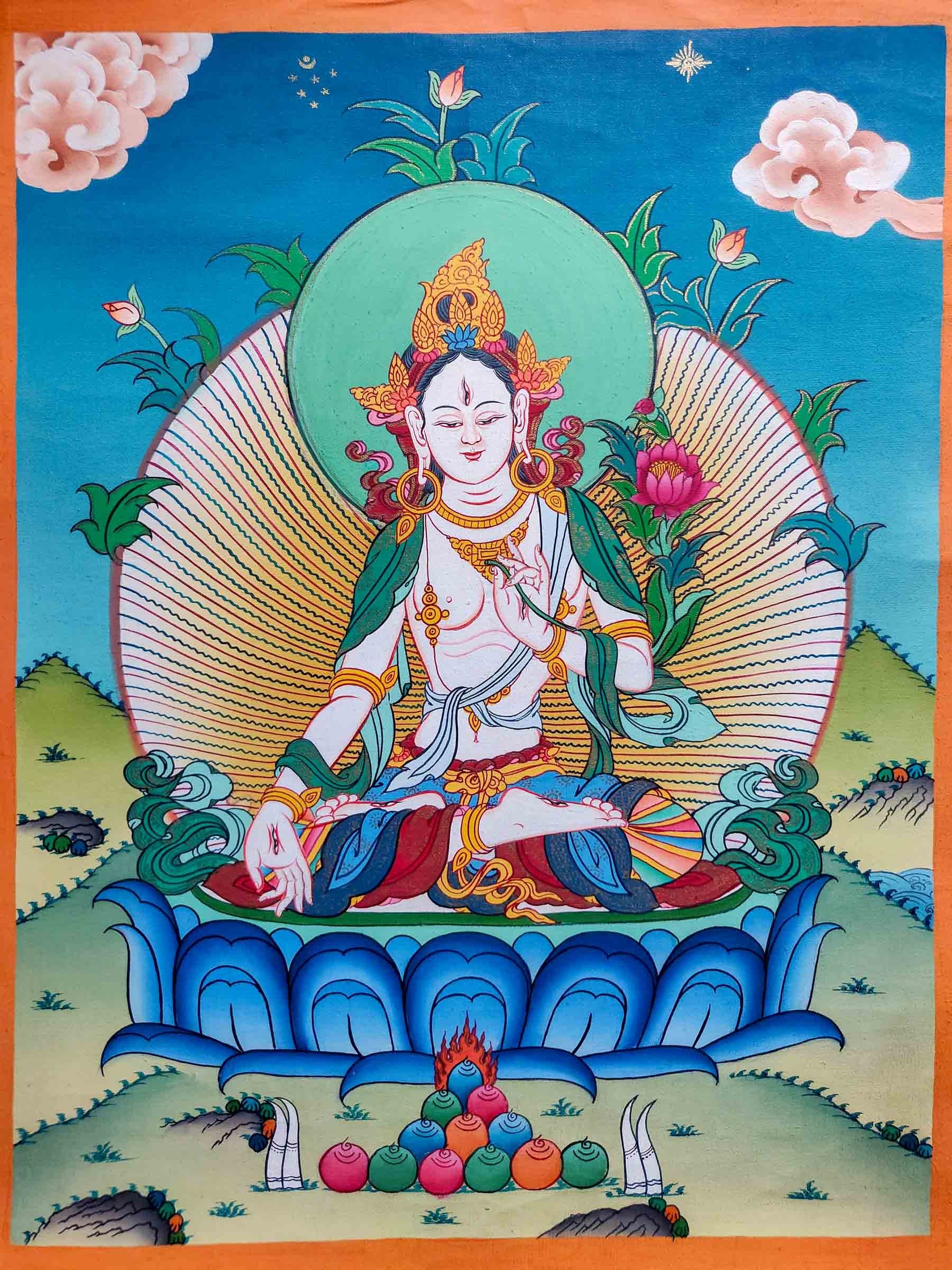 White Tara - OM TARE tu tare ture Soha - Lucky Thanka