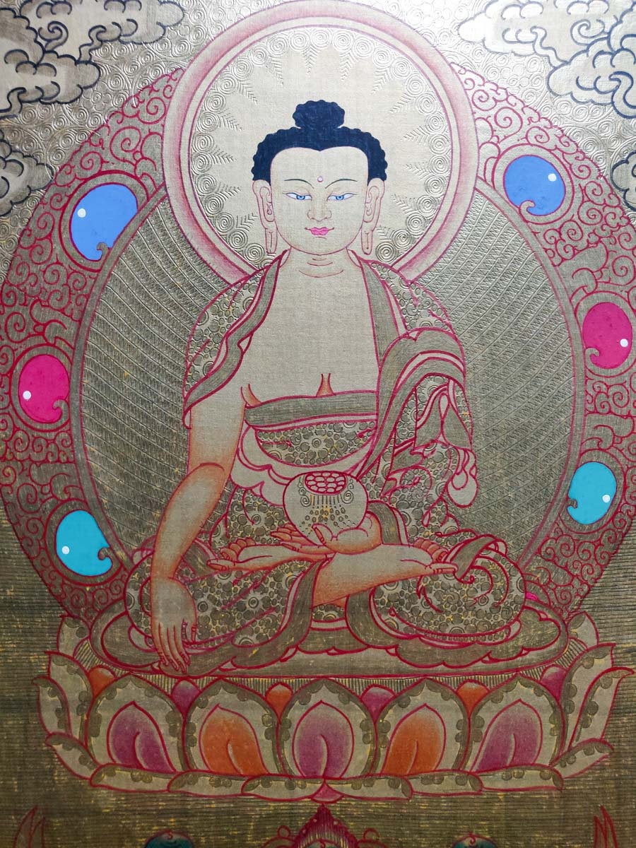 Historical Buddha Shakyamuni - Lucky Thanka