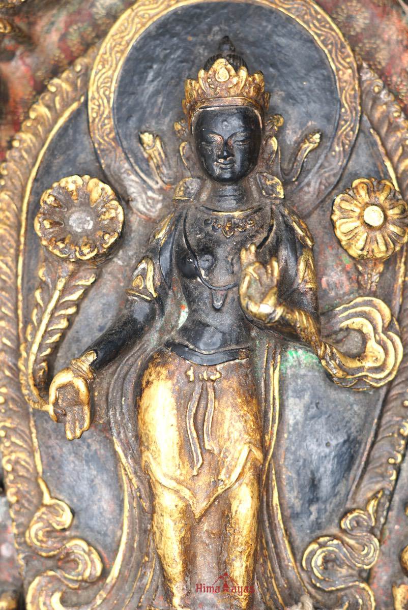 Standing Avalokiteshvara Sculpture - Lucky Thanka