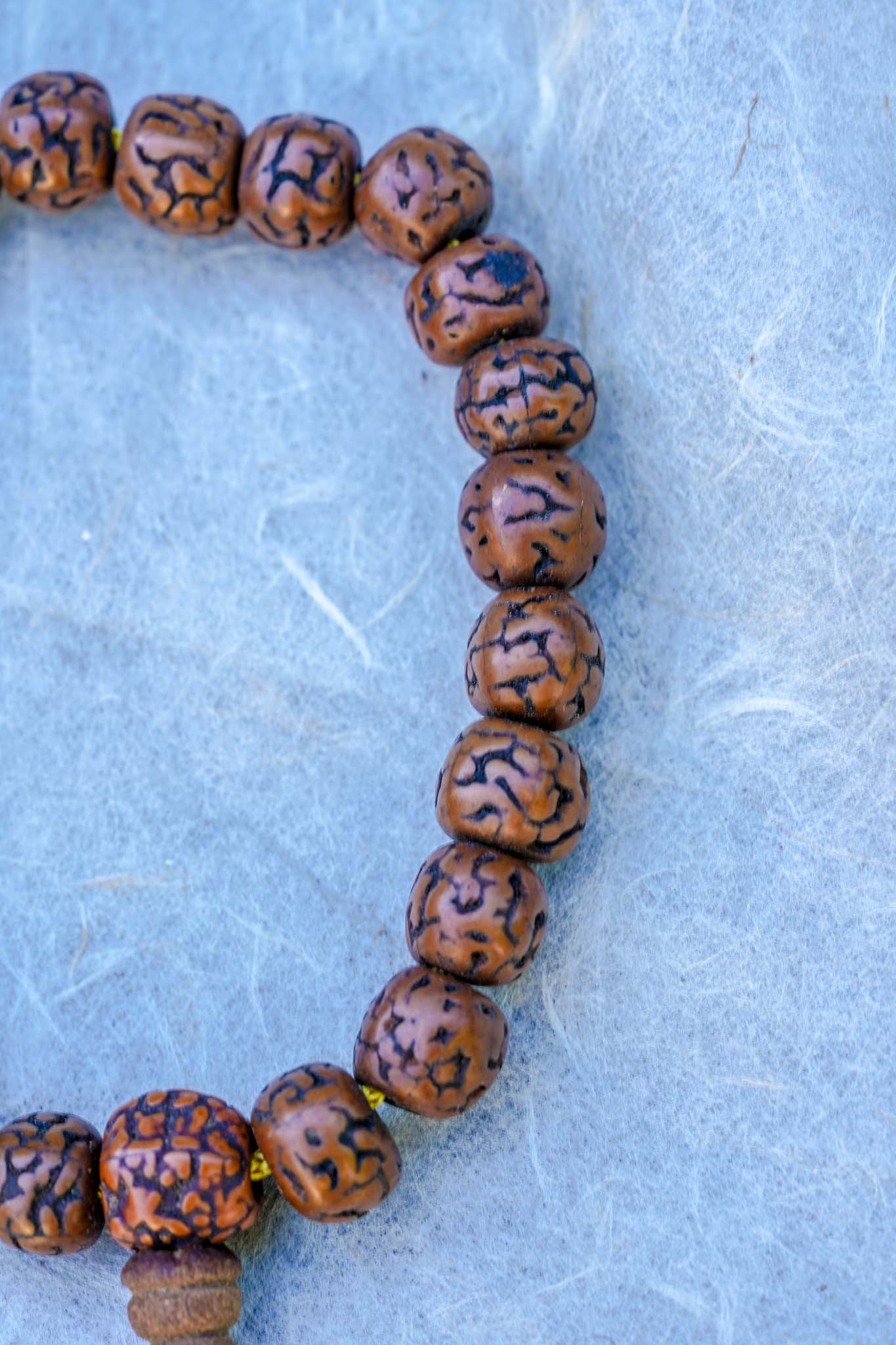 Natural Rudraksha Bracelet from Nepal - Lucky Thanka