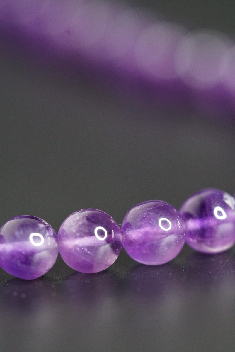 Amethyst handmade Necklace - Lucky Thanka