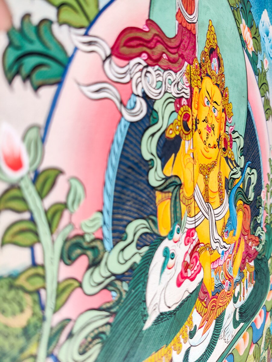 Jahambala Thangka - Lucky Thanka