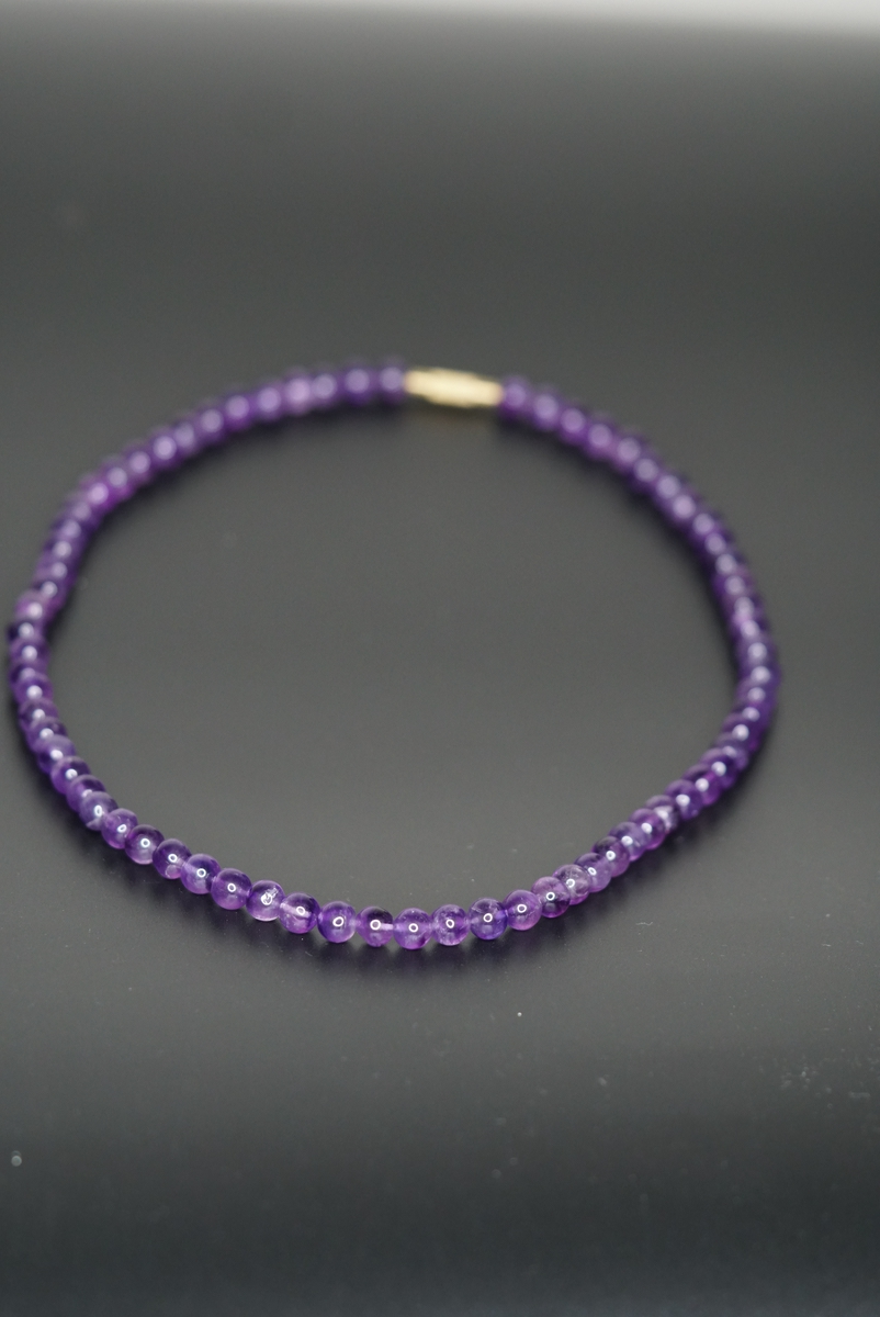 Amethyst handmade Necklace - Lucky Thanka