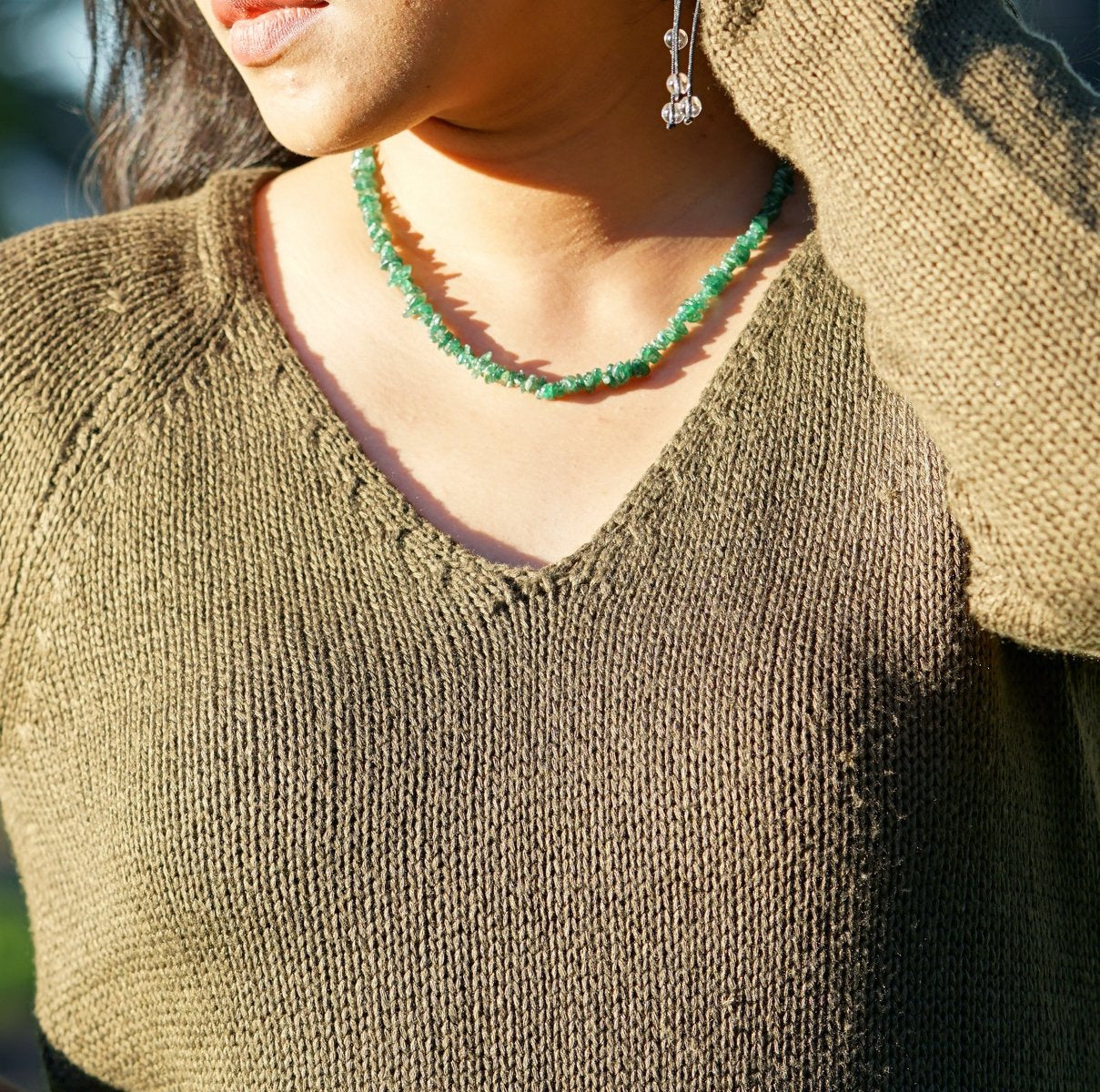 Green Aventurine Necklace - Lucky Thanka