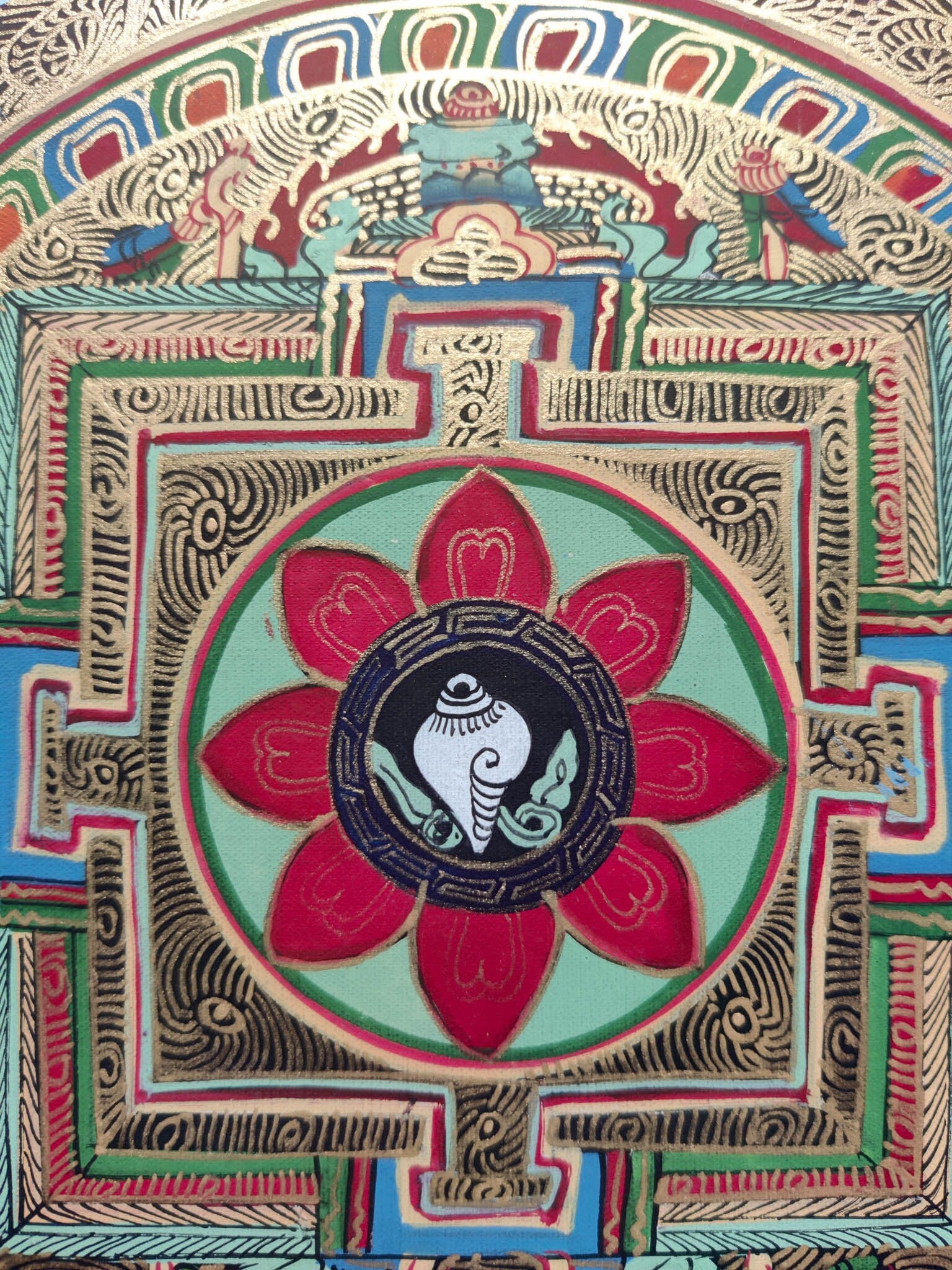 Spiritual Mandala - Lucky Thanka