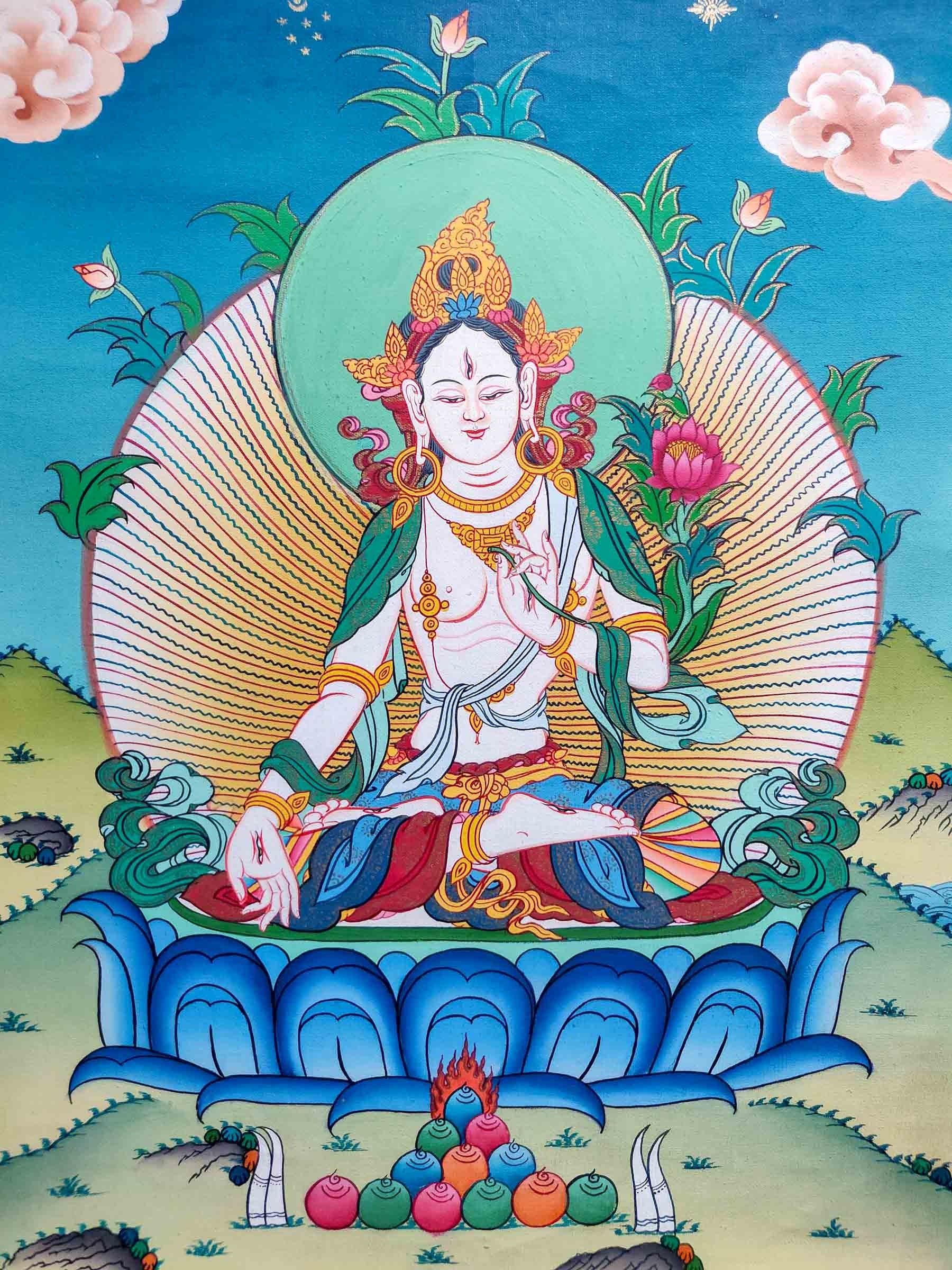 White Tara - OM TARE tu tare ture Soha - Lucky Thanka