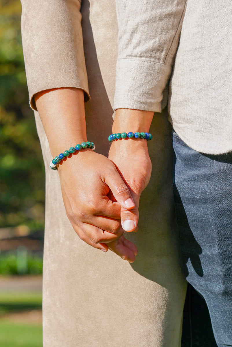 Azurite Malachite Bracelet - Lucky Thanka