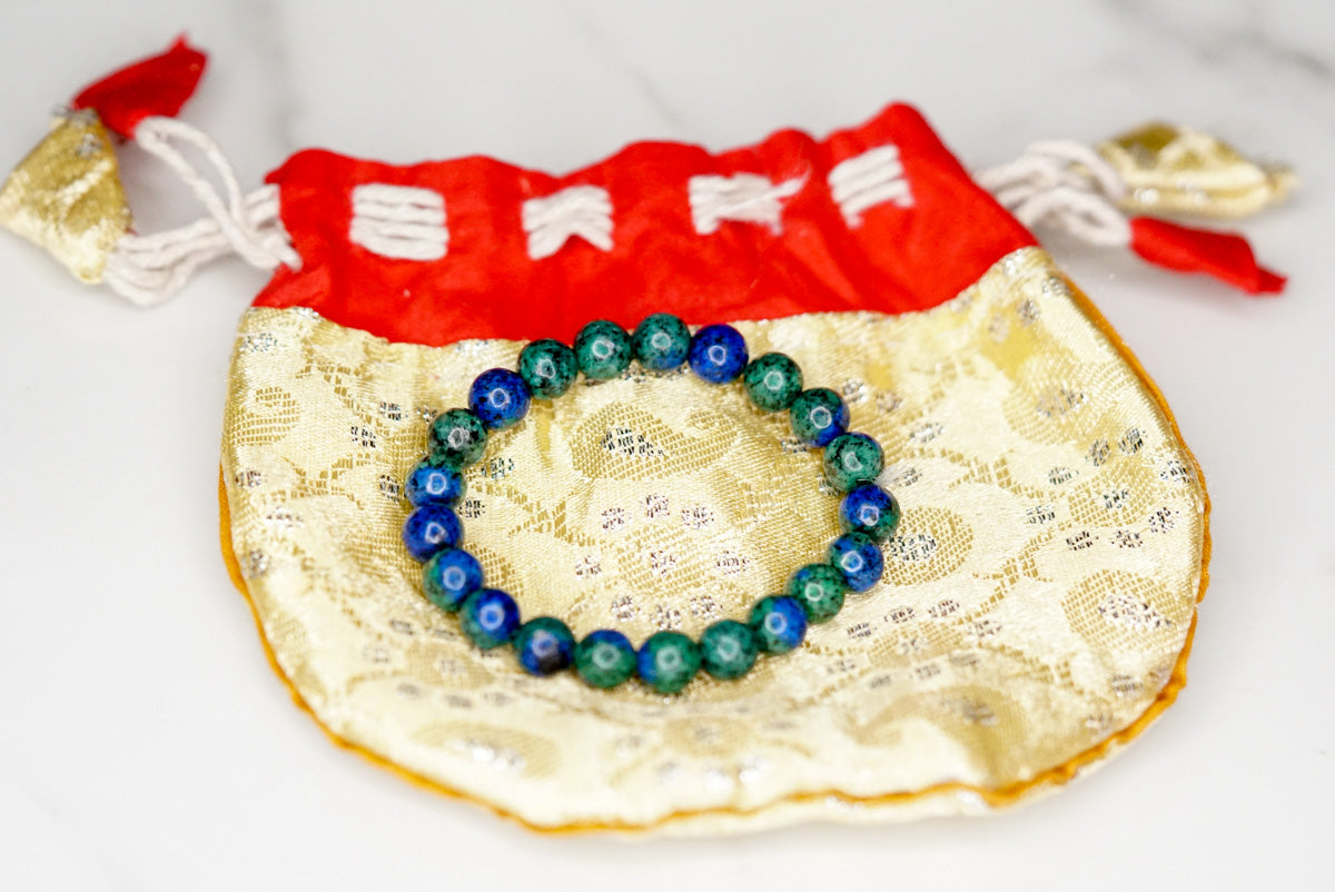 Azurite Malachite Bracelet - Lucky Thanka