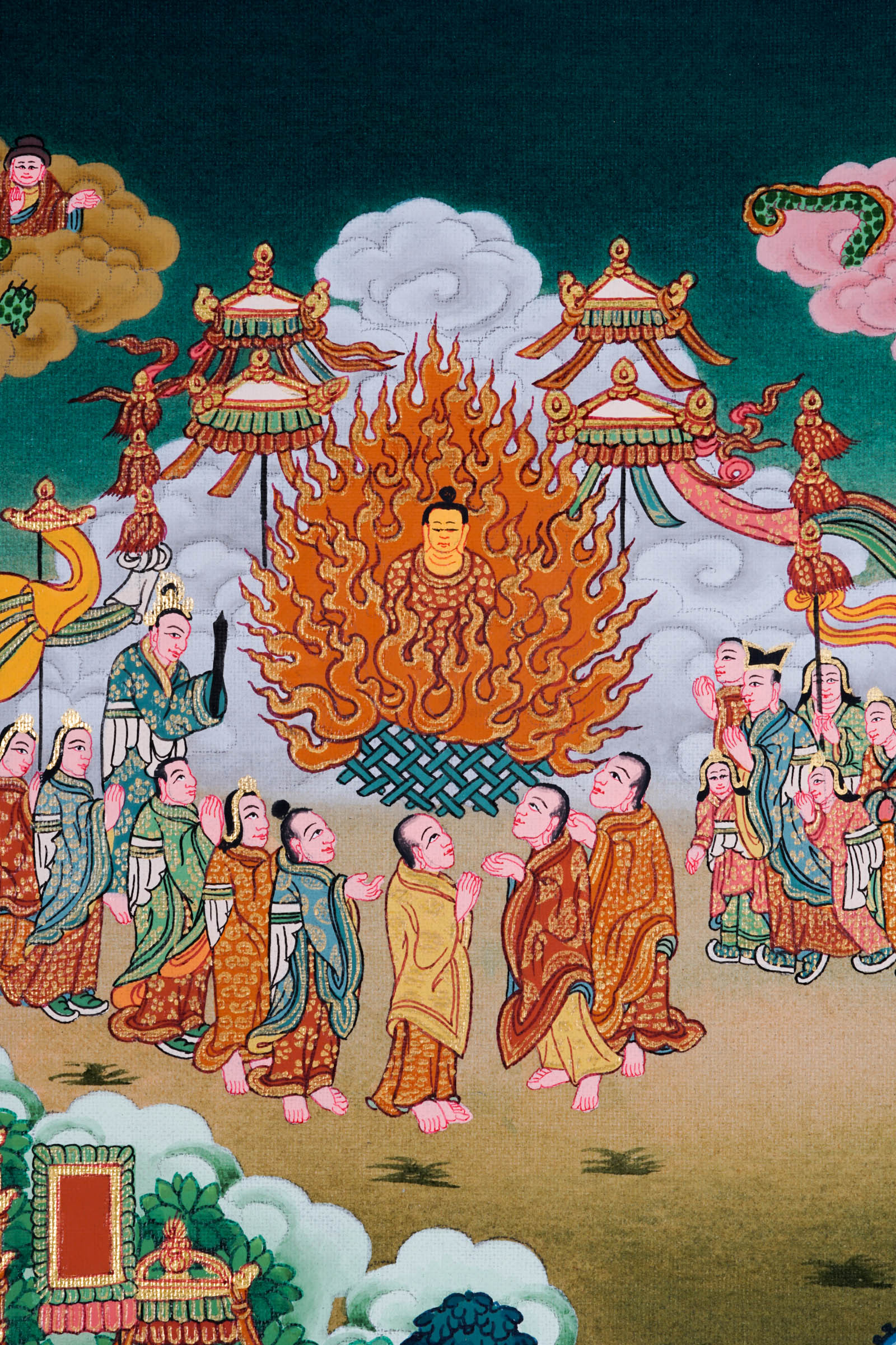 Thangka Painting - Buddha Life - Best handpainted thangka painting - LuckyThanka