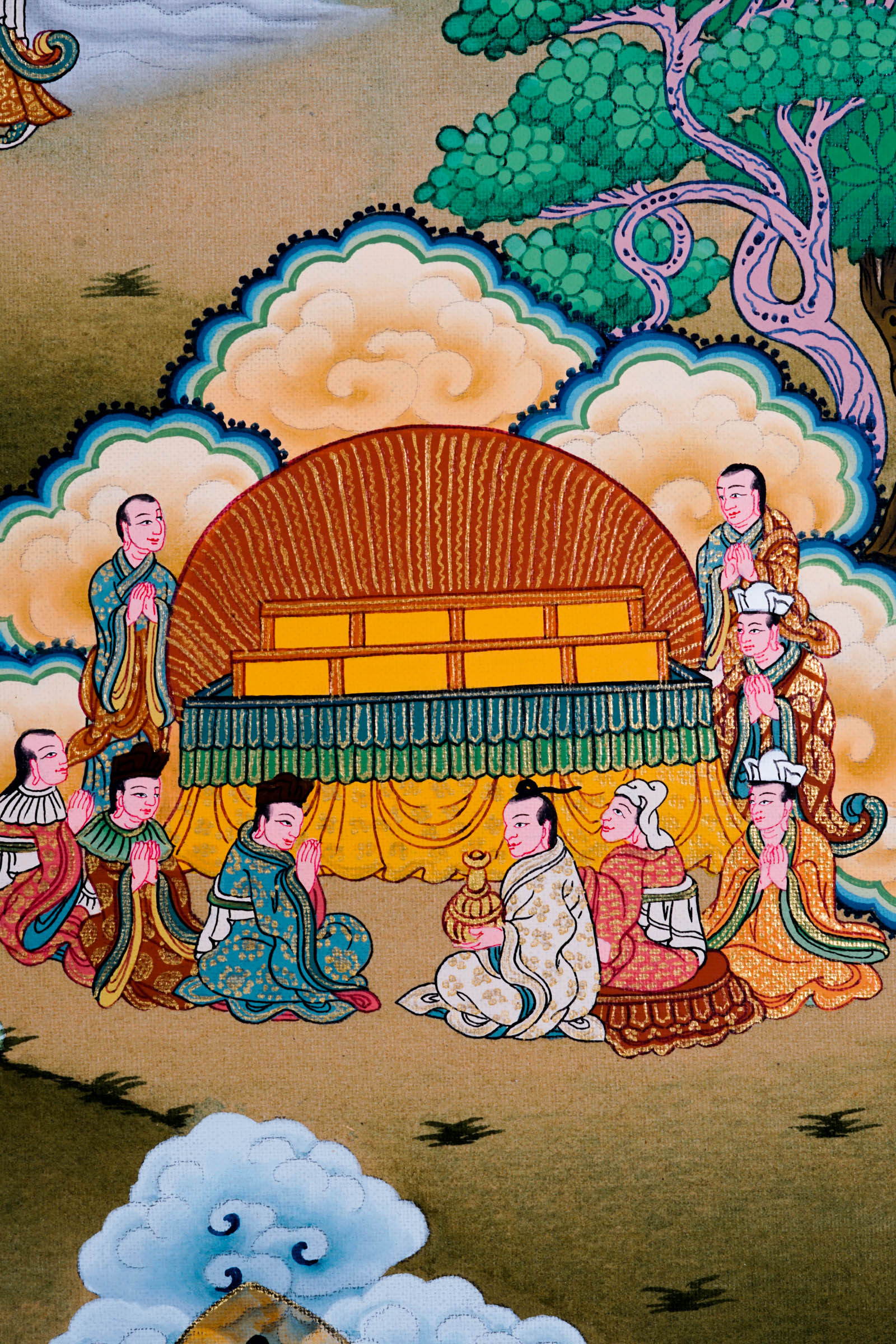 Thangka Painting - Buddha Life - Best handpainted thangka painting - LuckyThanka