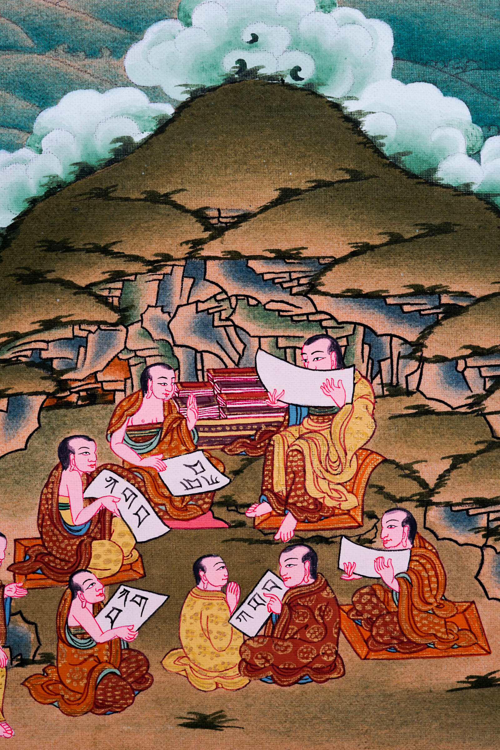 Thangka Painting - Buddha Life - Best handpainted thangka painting - LuckyThanka