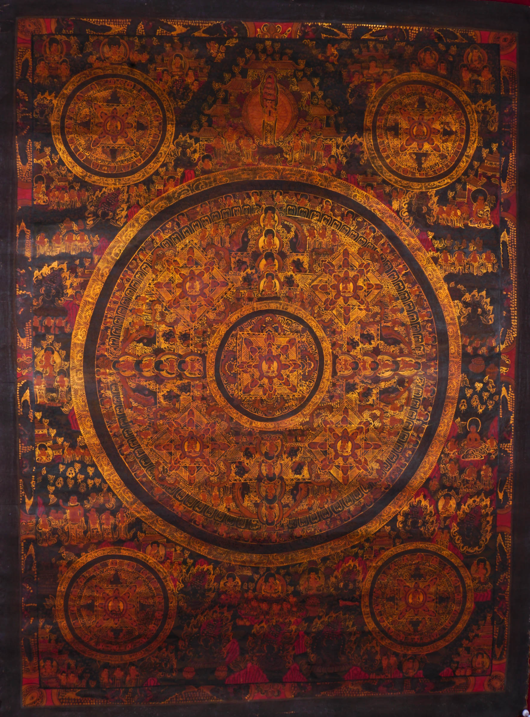 Old Antique Buddha Mandala Thangka for Sale - Lucky Thanka