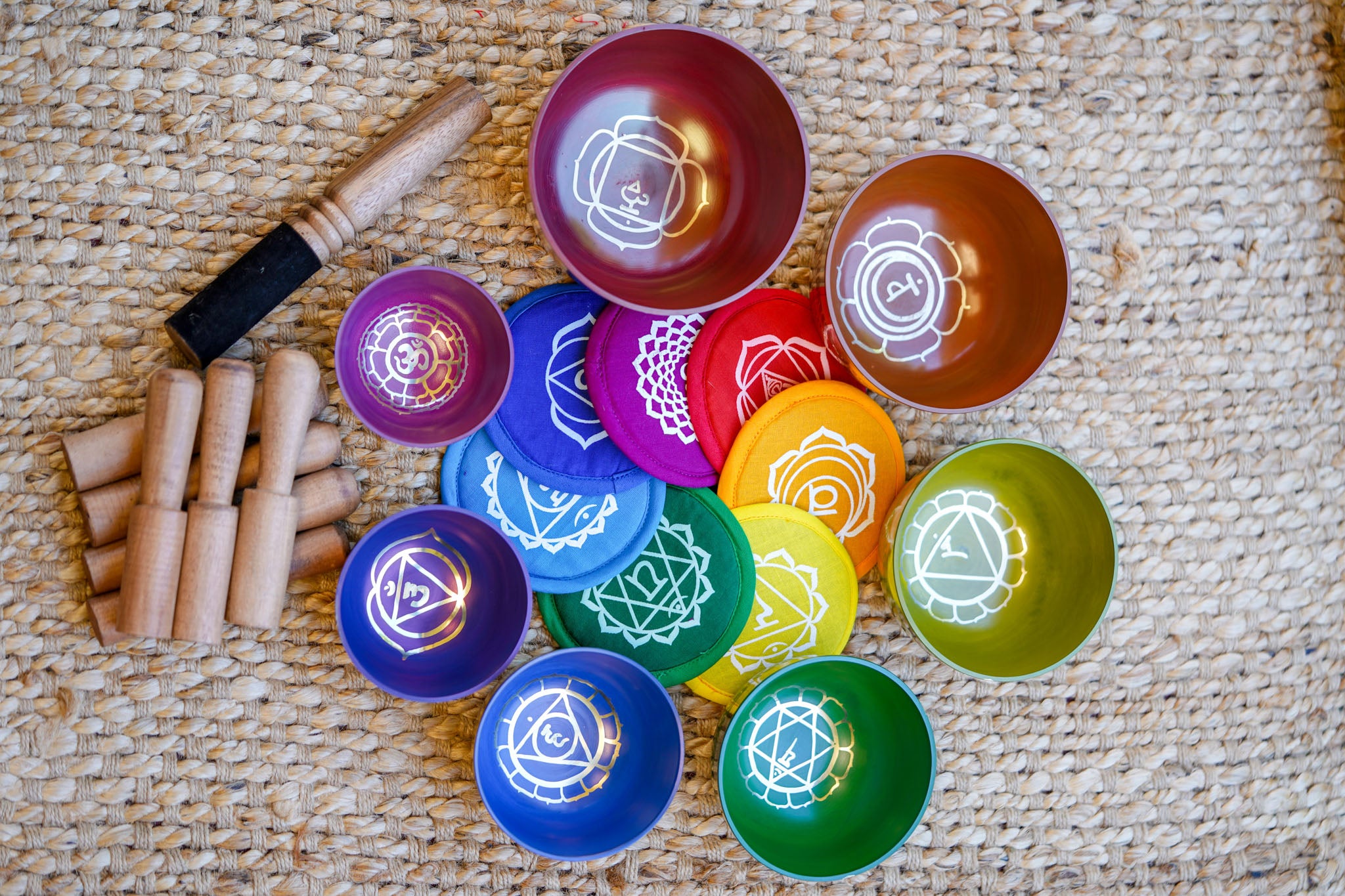 7 set Harmonics Singing Bowl for Sound Bath - Lucky Thanka
