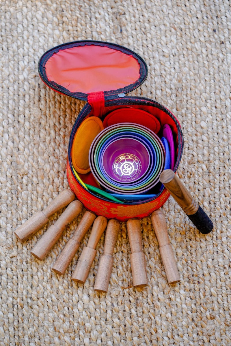 7 set Harmonics Singing Bowl for Sound Bath - Lucky Thanka