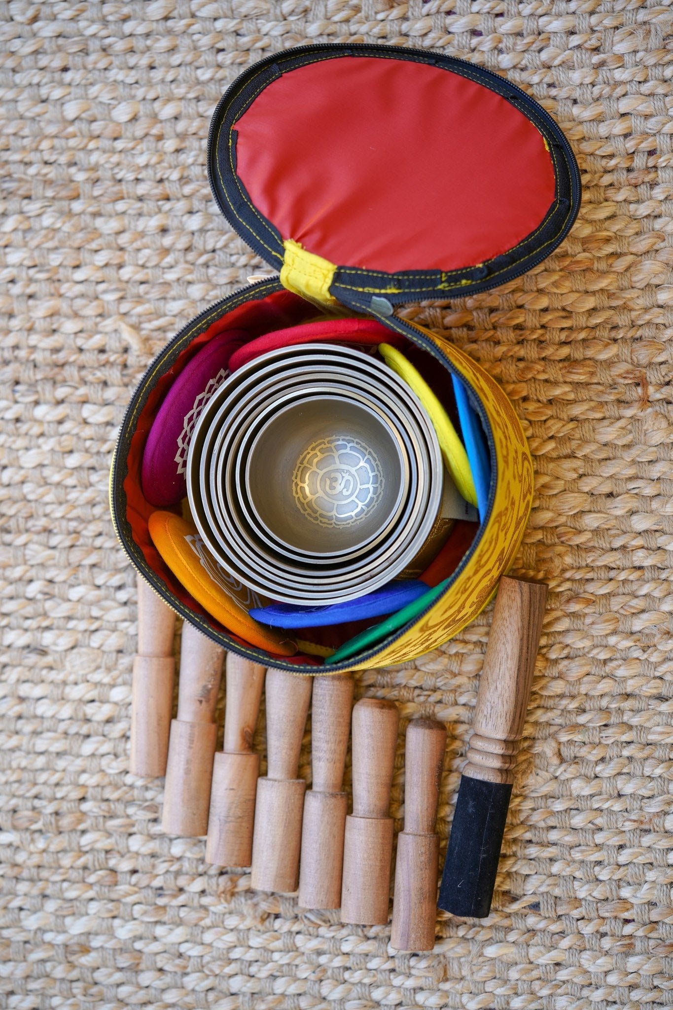 7 Chakra Singing Bowl set - Lucky Thanka