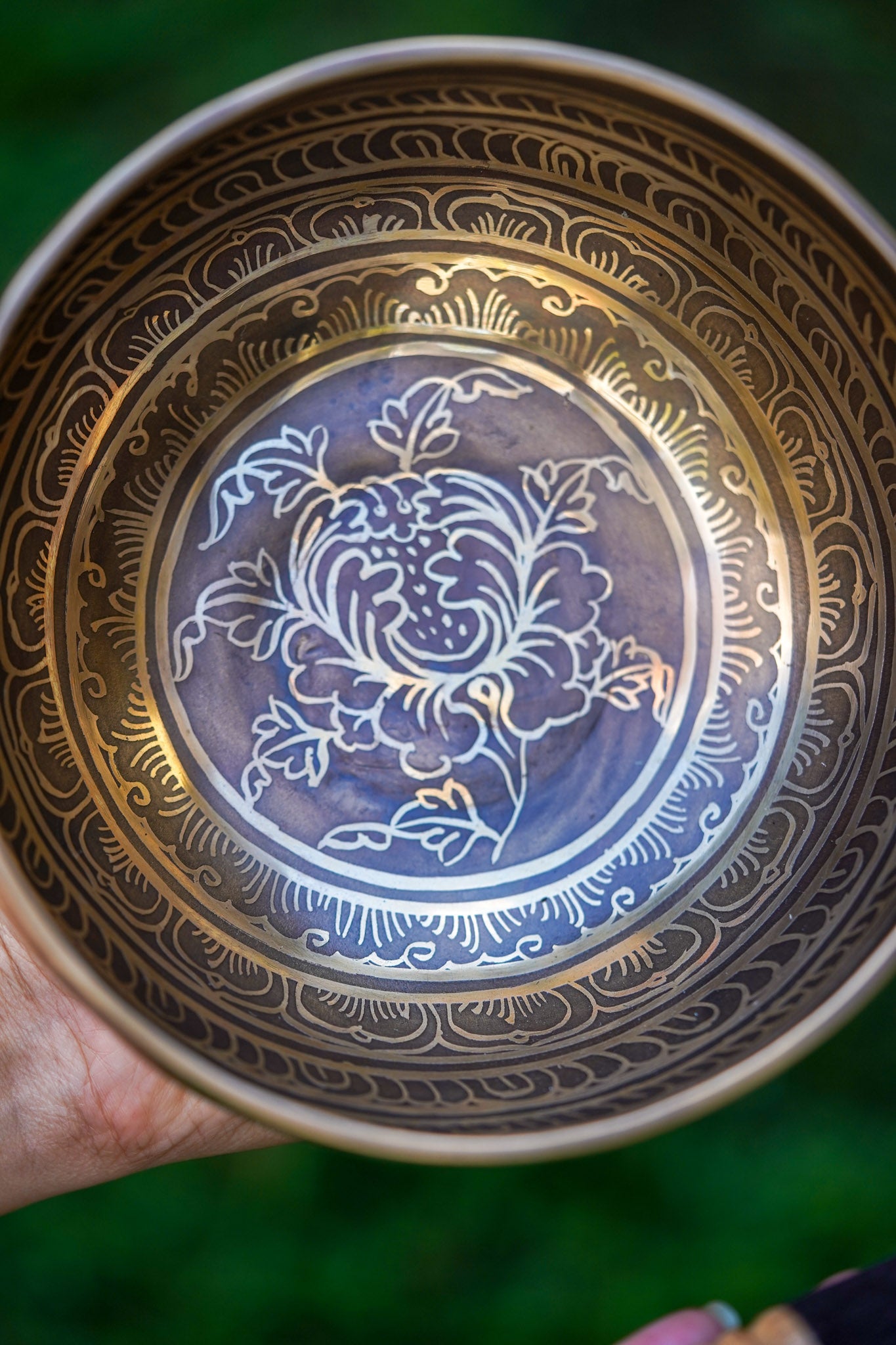 Lotus Flower Singing Bowl - Lucky Thanka