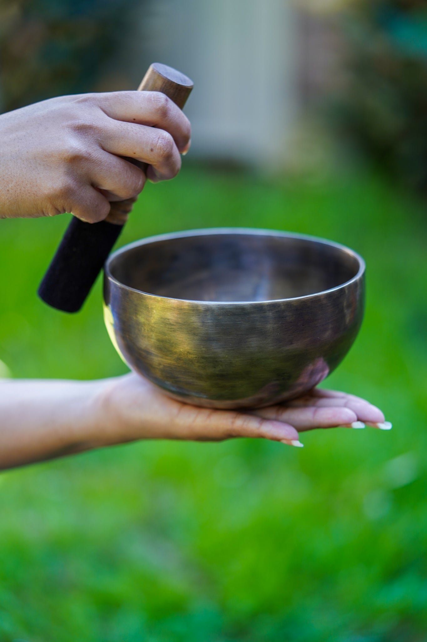 Hand Hammered Tiger Style Singing Bowl - Lucky Thanka