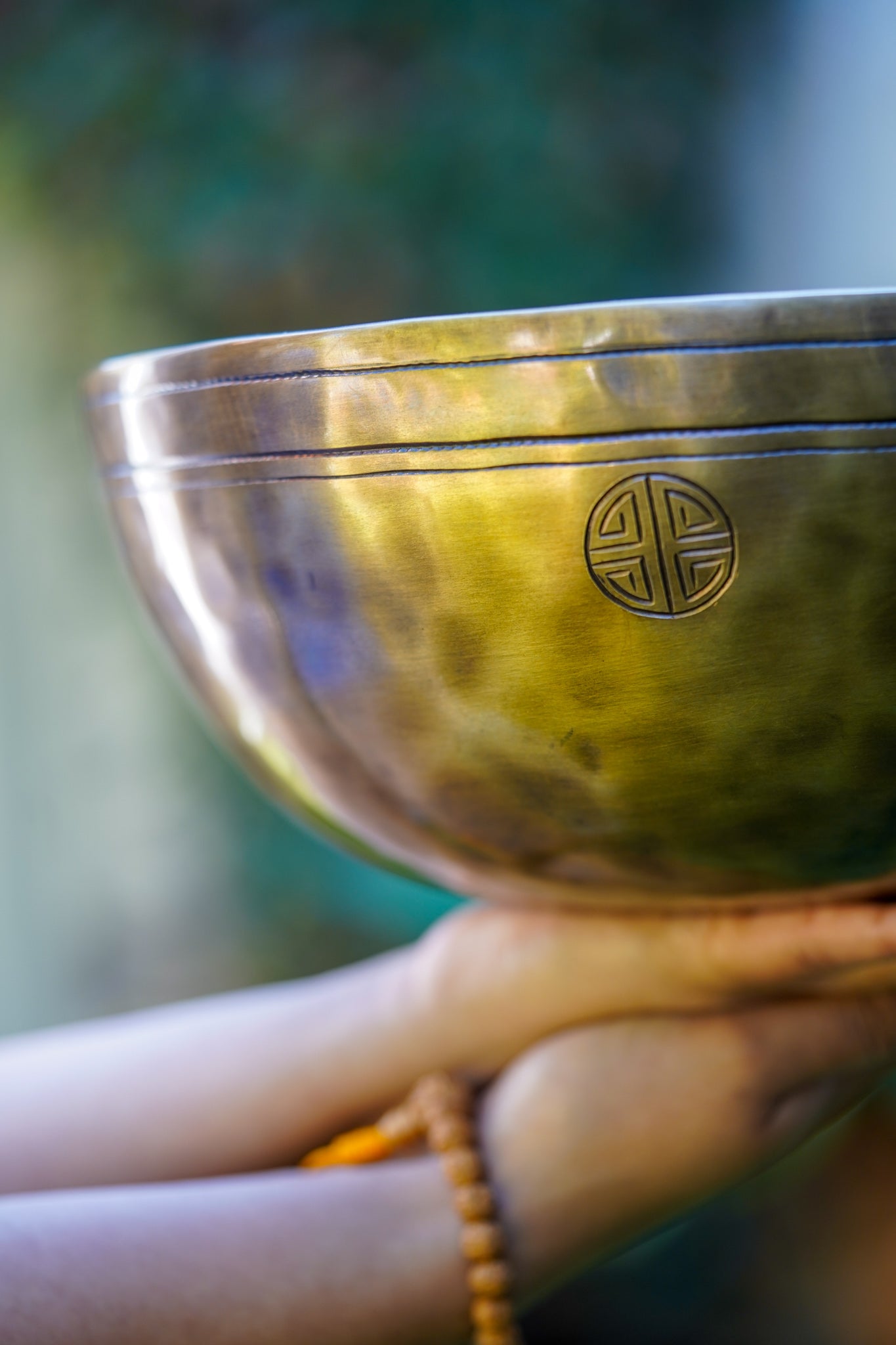 Full Moon Energy Singing Bowl - Double Hammered Bowl - Lucky Thanka