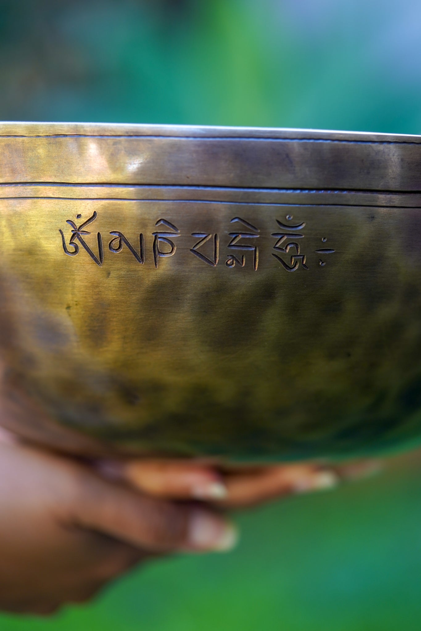 Full Moon Energy Singing Bowl - Double Hammered Bowl - Lucky Thanka