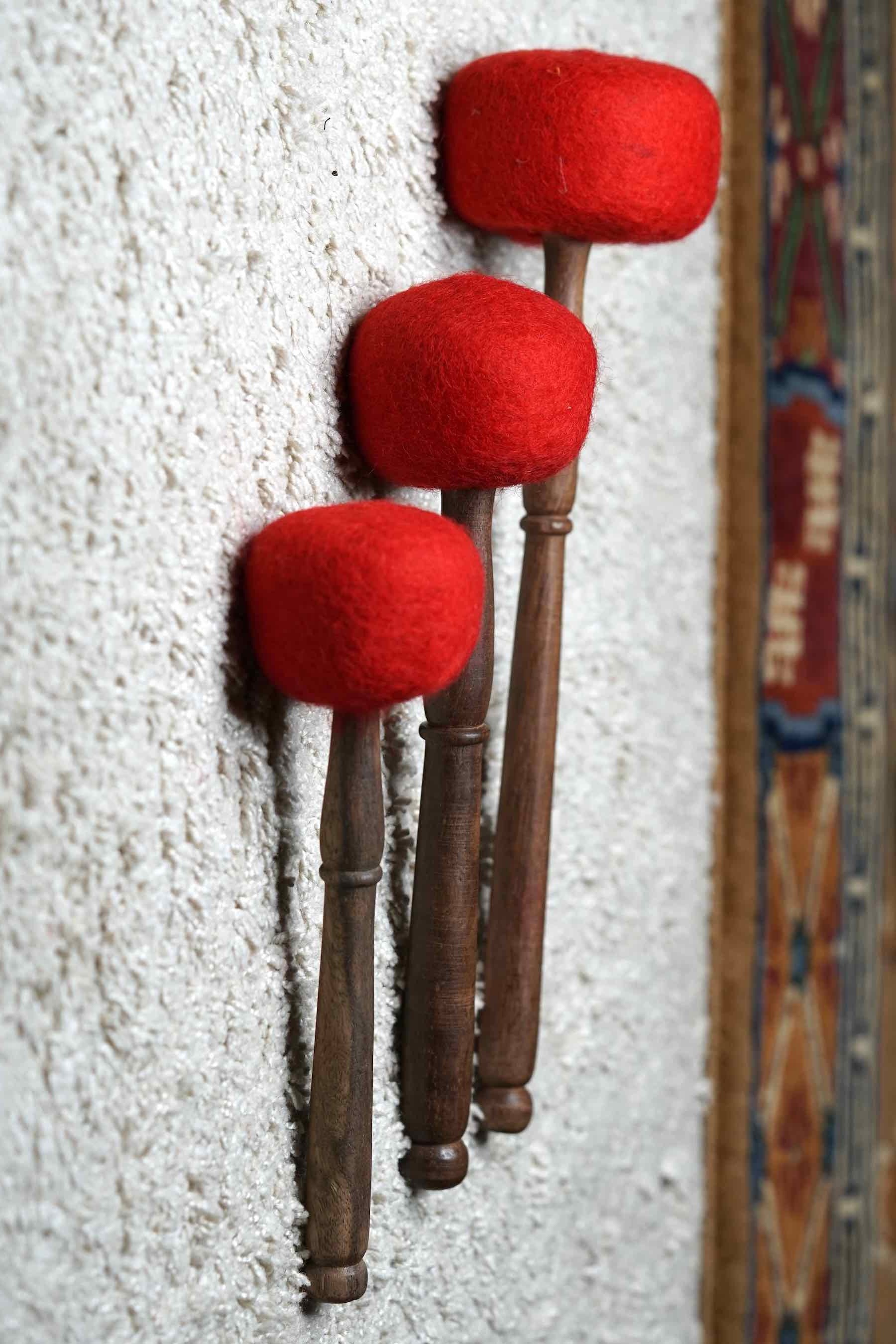Various Size Felt Stick Singing Bowl Mallet - Lucky Thanka