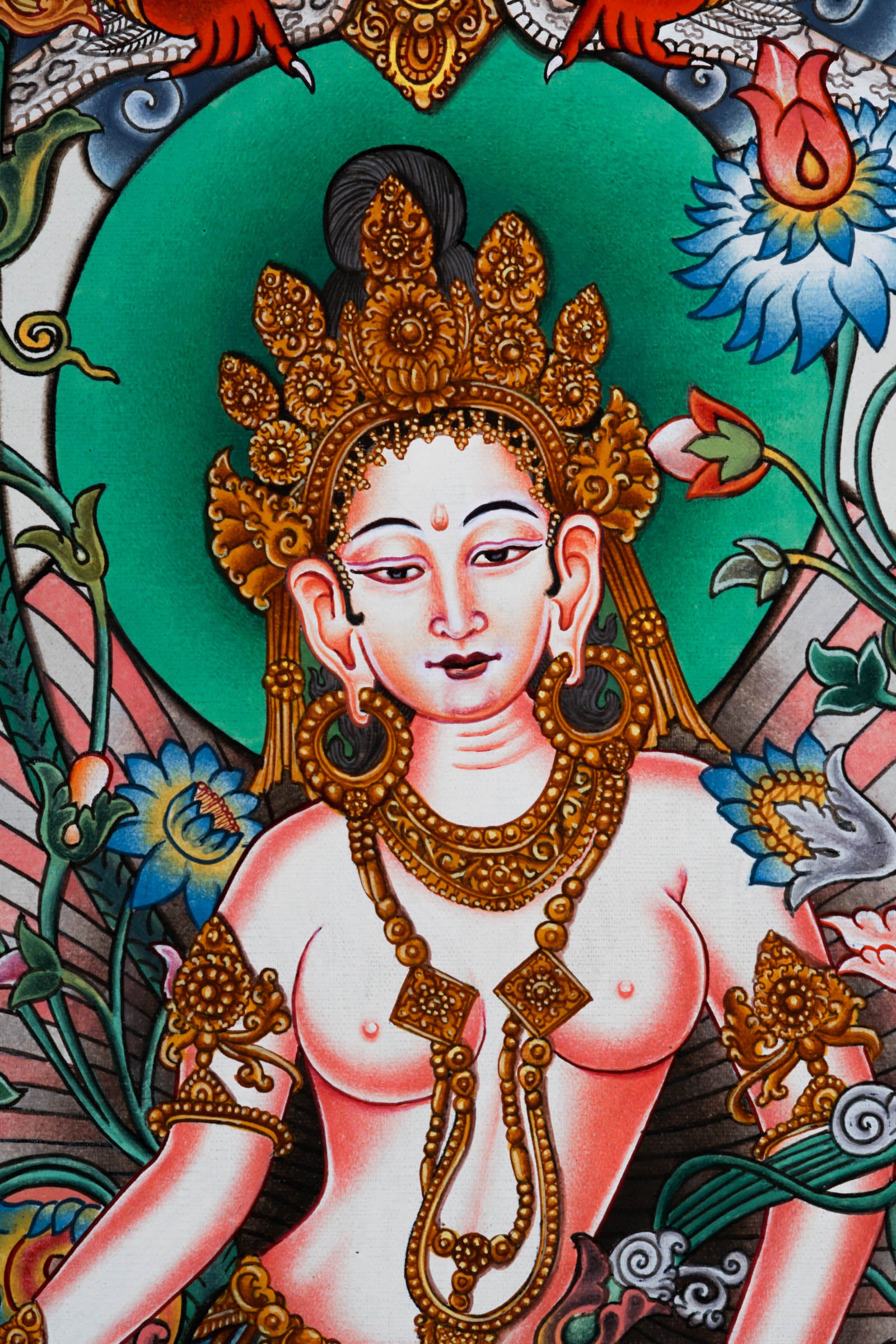 Tara thangka painting - Best handpainted thangka painting - LuckyThanka
