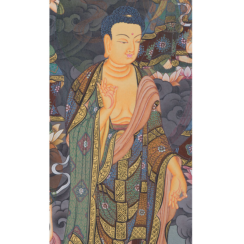 Japanese style Thangka Painting of Buddha beautiful pcs - Lucky Thanka